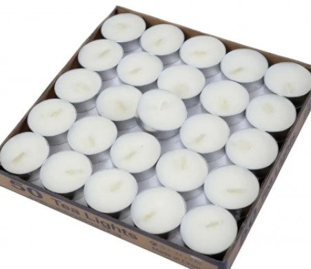 Velas Chatas x50