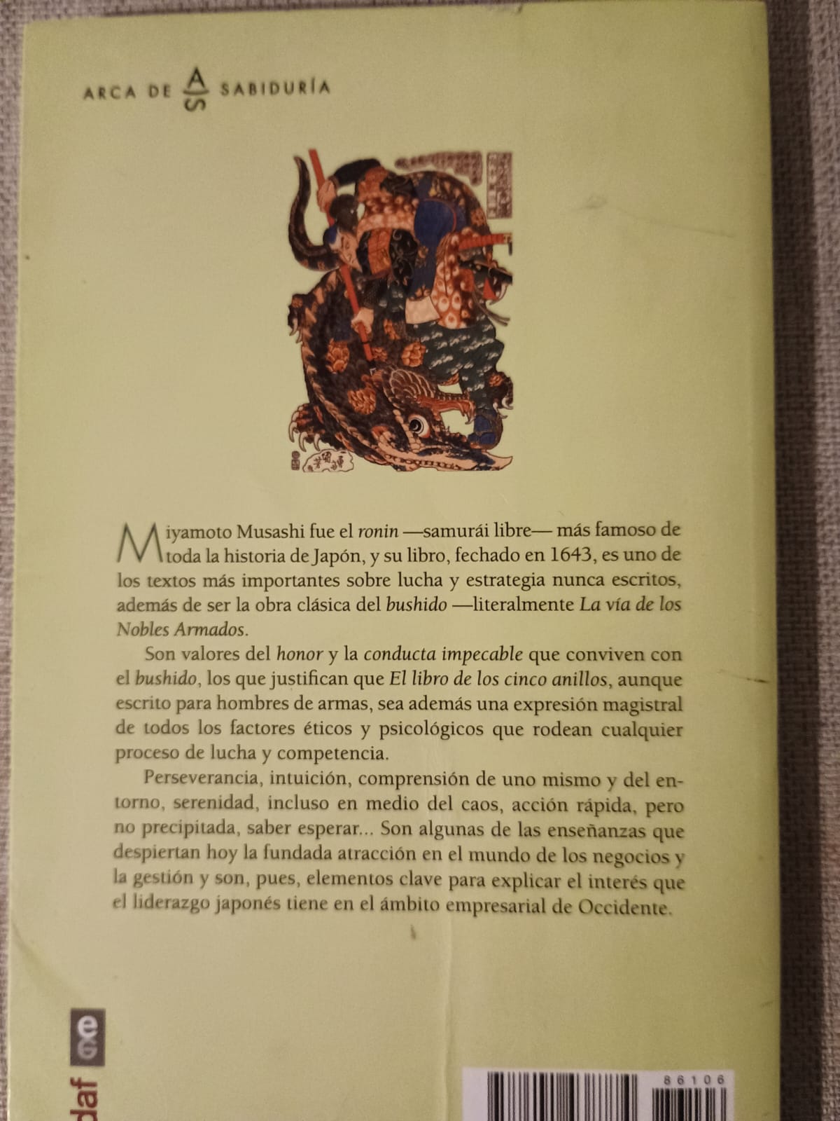 Libro El Libro De Los Cinco Anillos Miyamoto Musashi