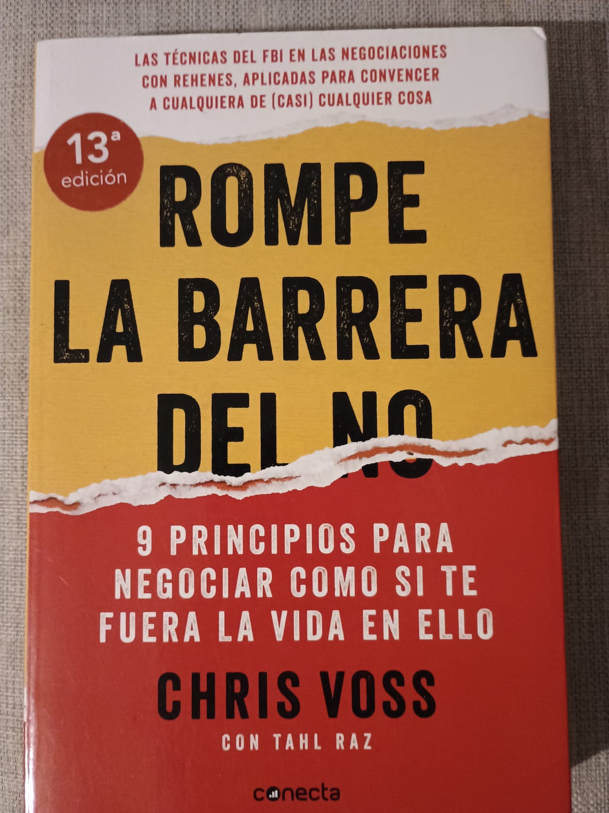 Libro Rompe La Barrera Del No Chris Voss