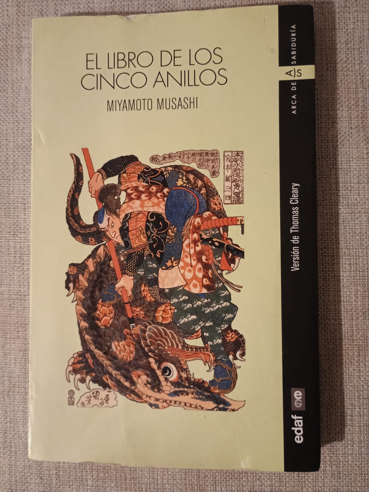 Libro El Libro De Los Cinco Anillos Miyamoto Musashi