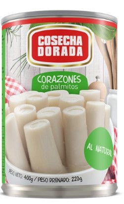 Palmitos Enteros Cosecha Dorada 400 g